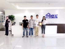 熱烈祝賀馮總、李總、龔總簽約創(chuàng)綠家清遠市區(qū)級代理！