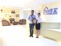 熱烈祝賀趙總簽約創(chuàng)綠家成都市區(qū)級代理！